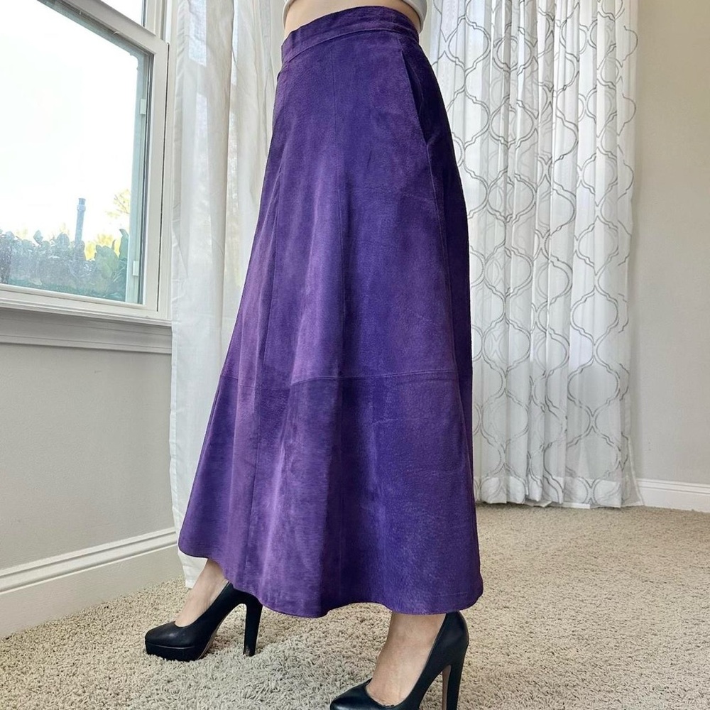 Genuine Suede Skirt